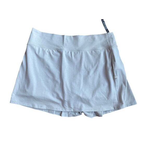 Vuori  Women’s Halo Performance Skirt Salt Heather Lined DreamKnit NEW XL - Picture 4 of 5